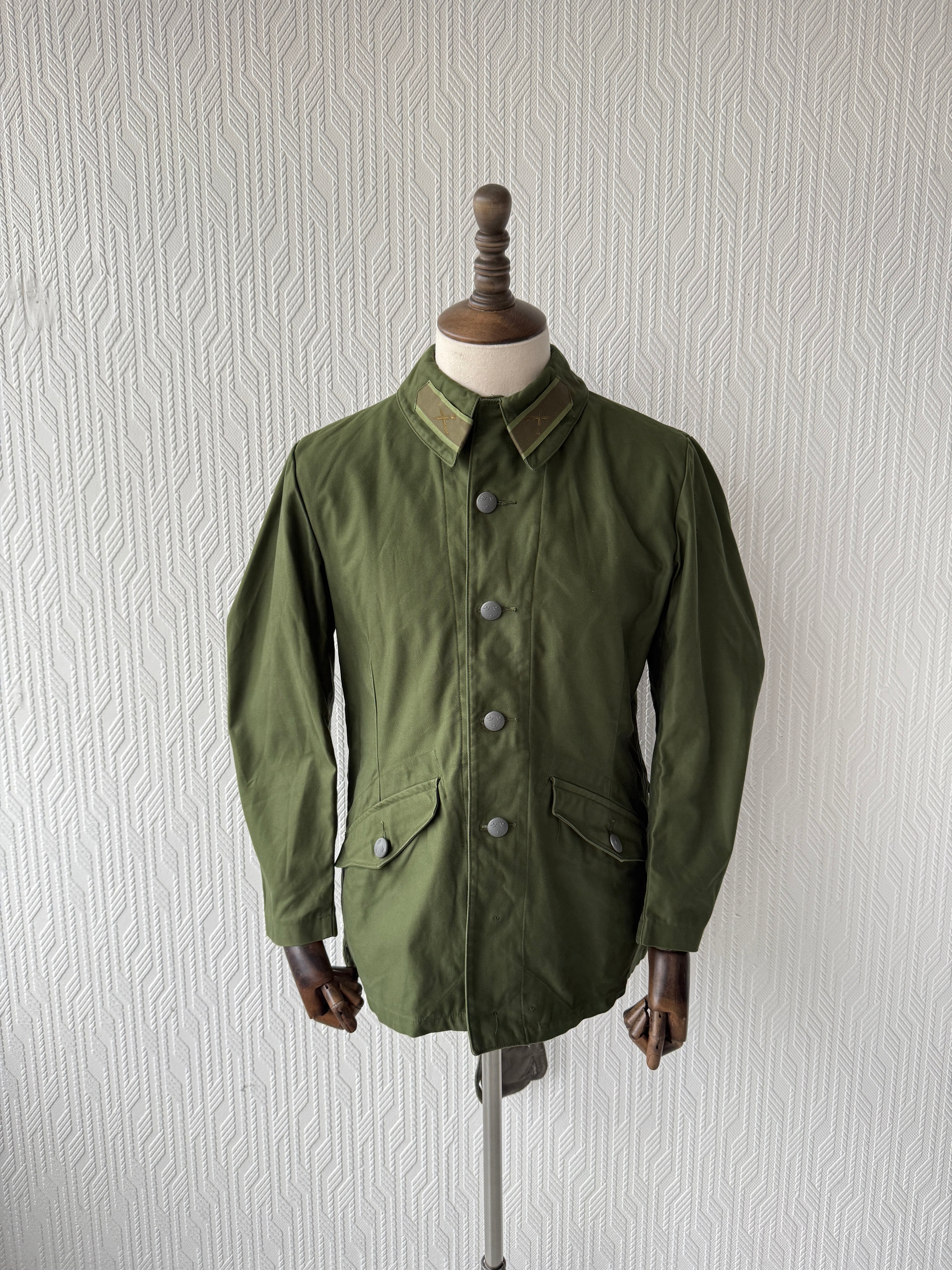 Vintage 70s Swedish C48 Military Tanker Jacket - Medium