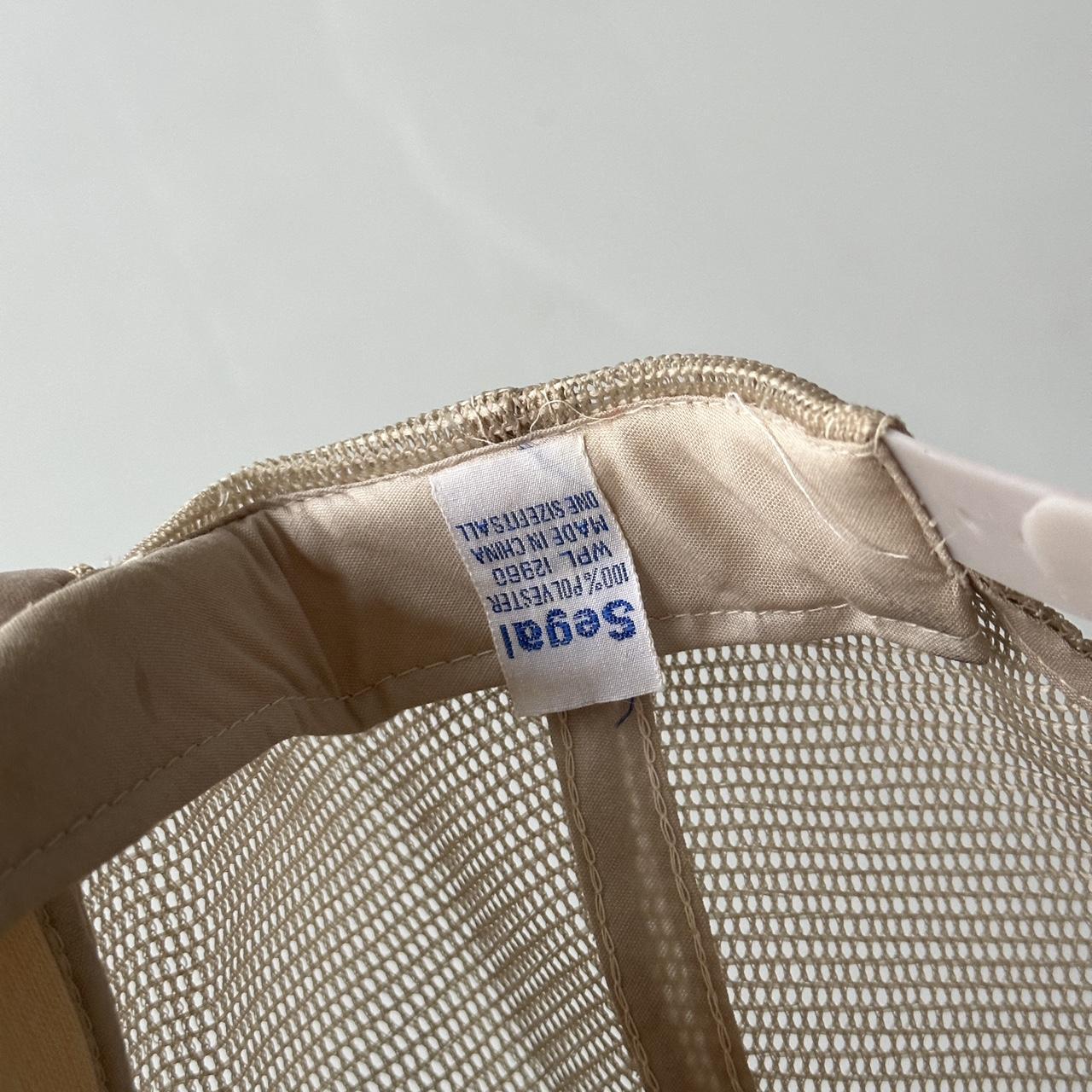 Cream Six Flags Vintage Foam and Mesh SnapBack Trucker Cap