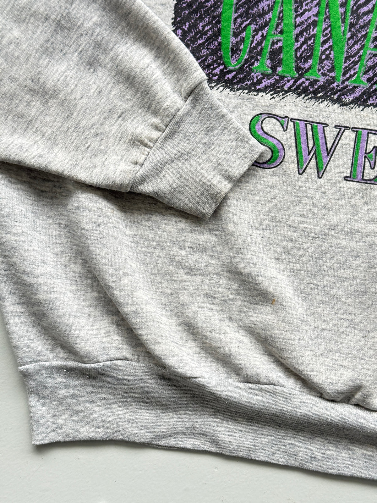 Pure Canadian Sweats 90's Vintage Graphic Sweatshirt - Medium
