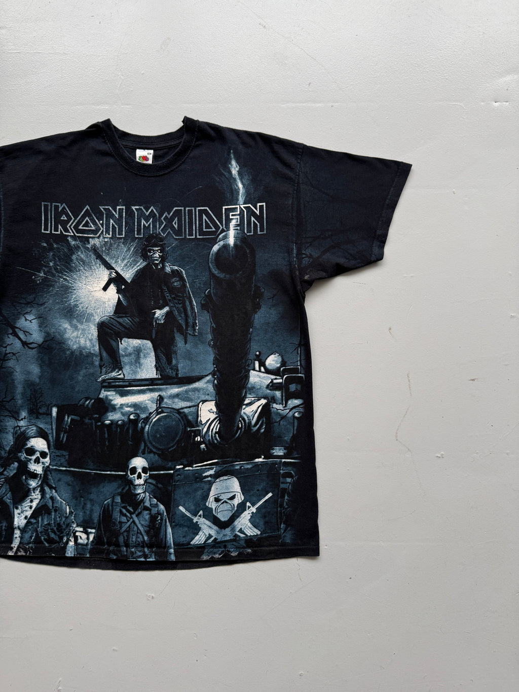 Black Iron Maiden A Matter of Life & Death 2000's Vintage Graphic T-Shirt - XL