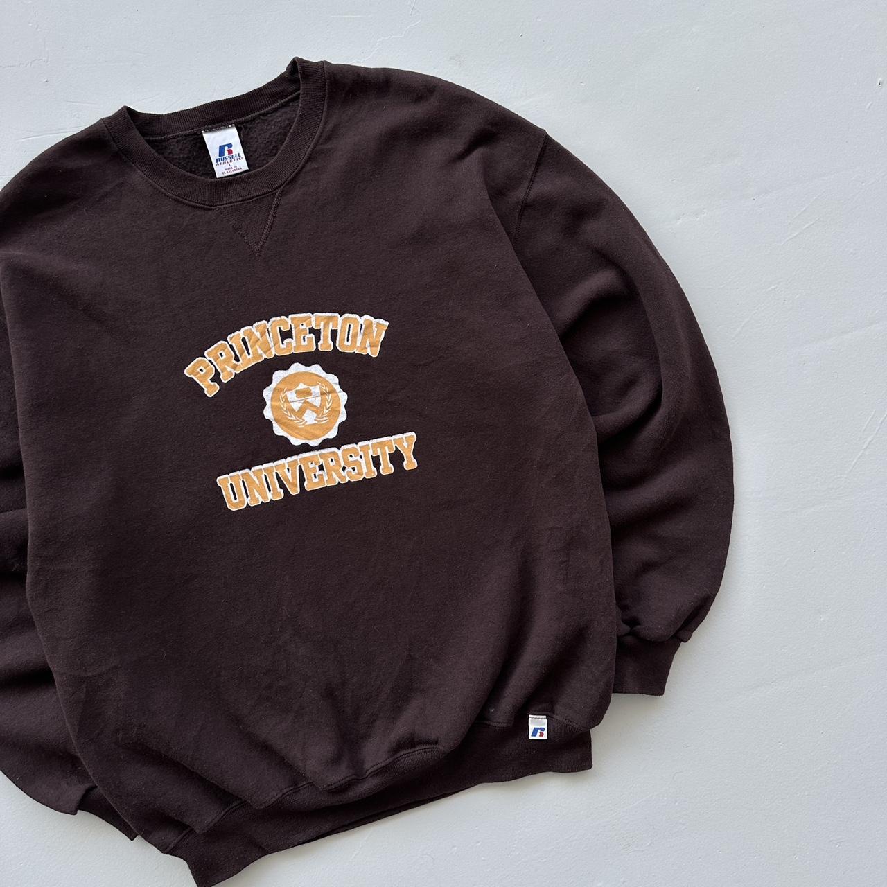 Brown Russell Athletic Princeton University 90s Sweatshirt - Large