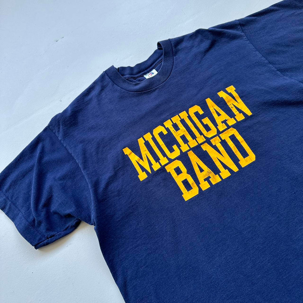 Michigan Band Navy 90s Vintage T-shirt - XL