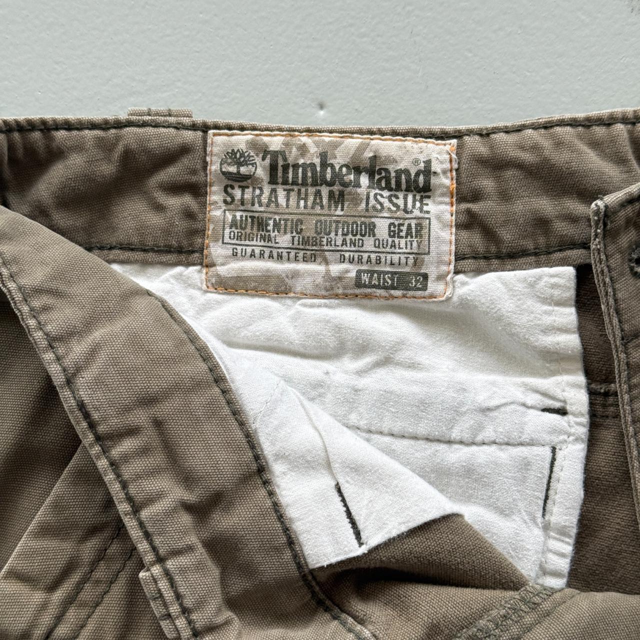 Tan Timberland Cotton 00’s Cargo Shorts - 32"