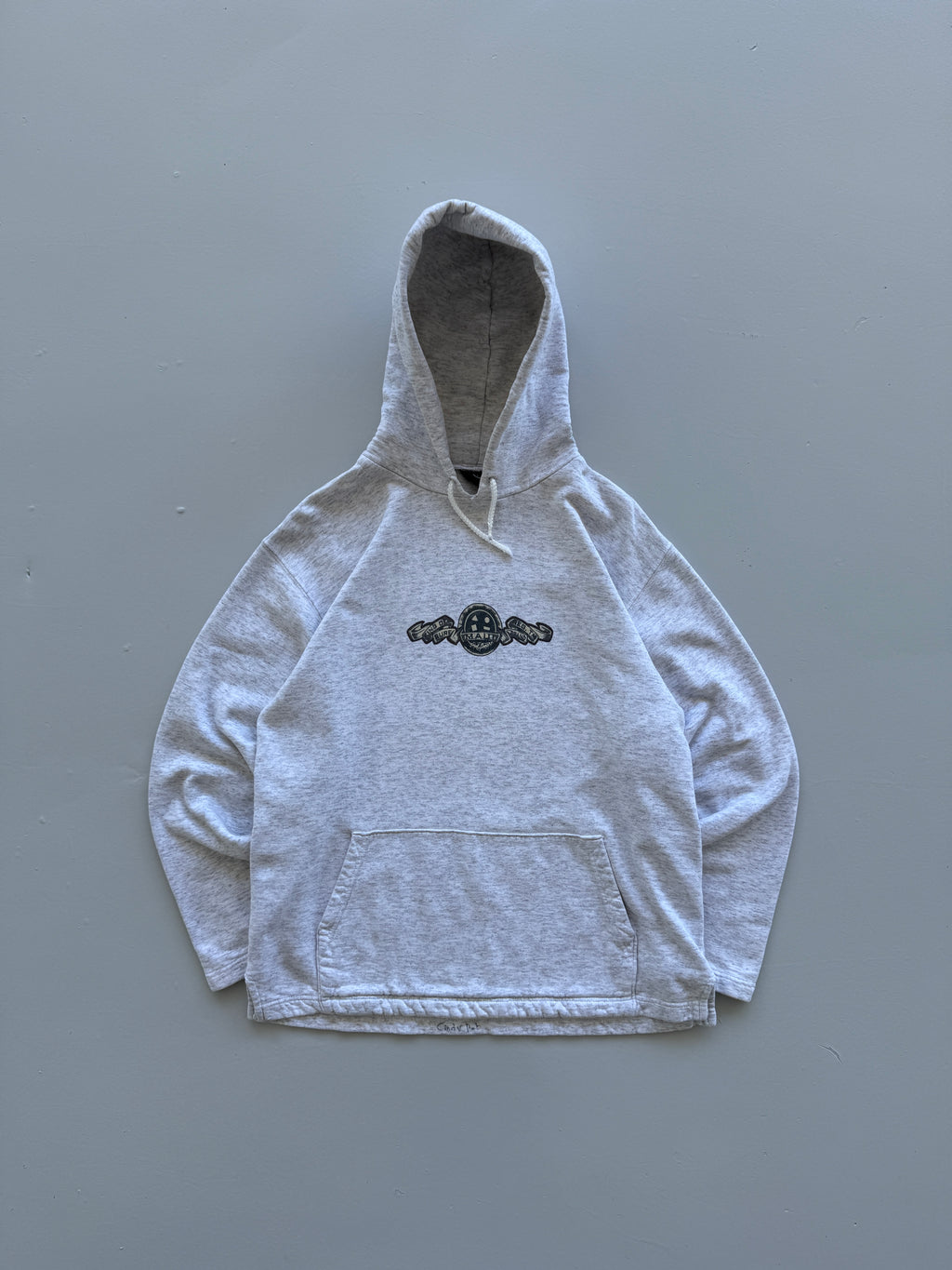 Grey Maui and Sons 00's Vintage Y2K Surfer Graphic Hoodie - Small