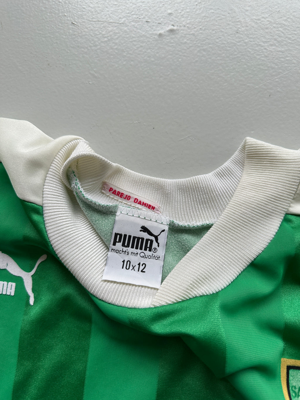 Vintage 80's Football Shirt ASSE Cake Rocher Puma Jersey 1985-1986 - XS