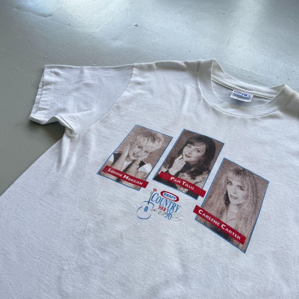White Country Craft 90s Vintage Graphic T-Shirt - Medium