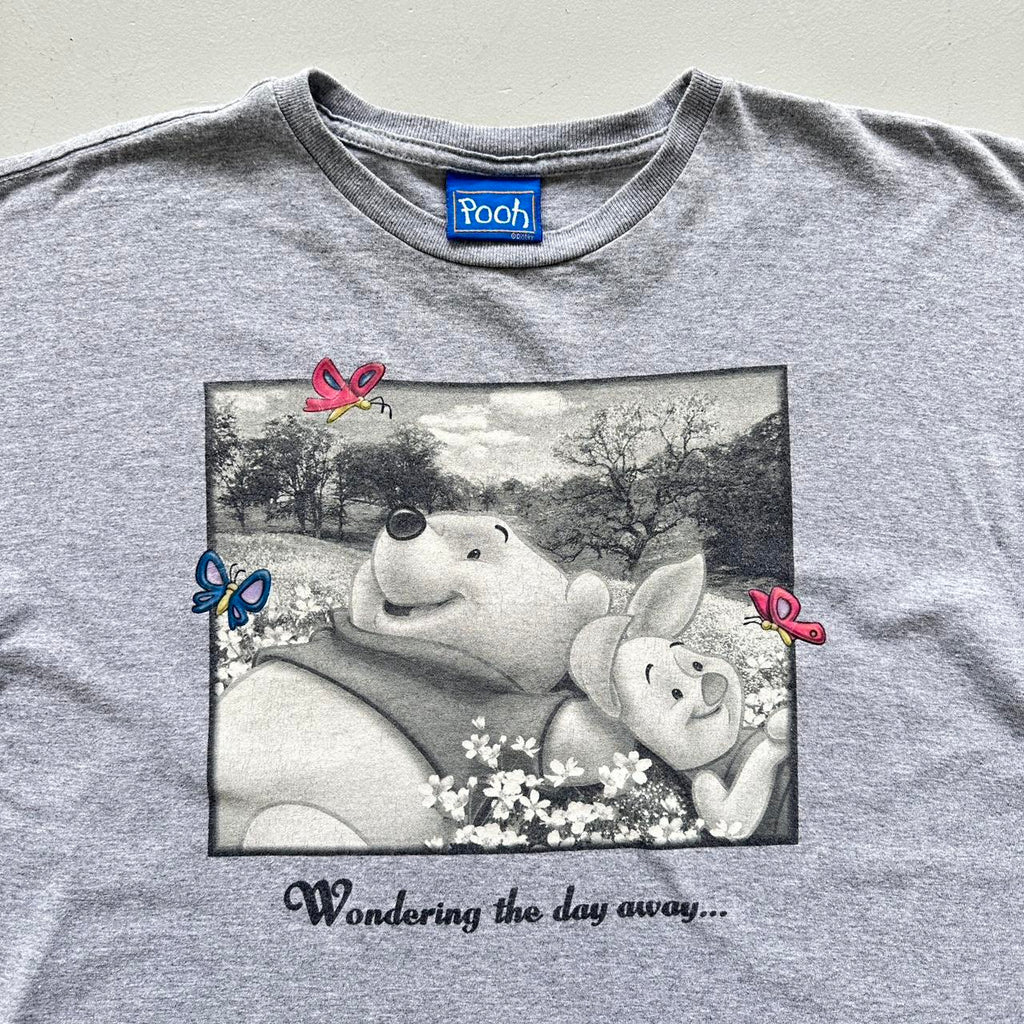 Grey Winnie The Pooh Disney Vintage T-shirt - Large