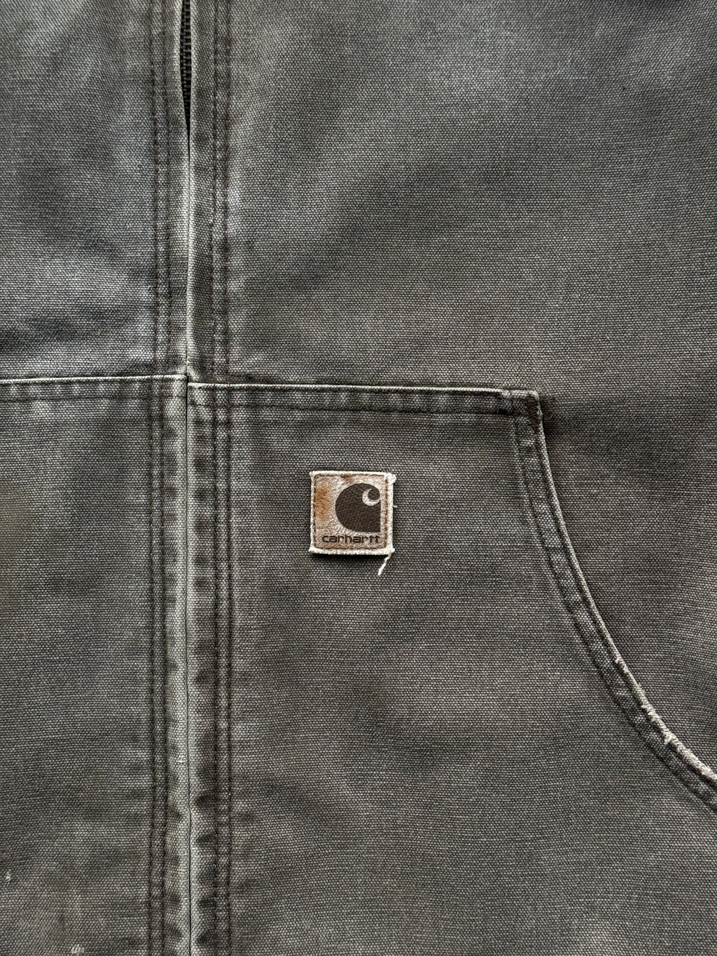 Faded Brown Carhartt 90's Vintage Canvas Active Jacket - XXL