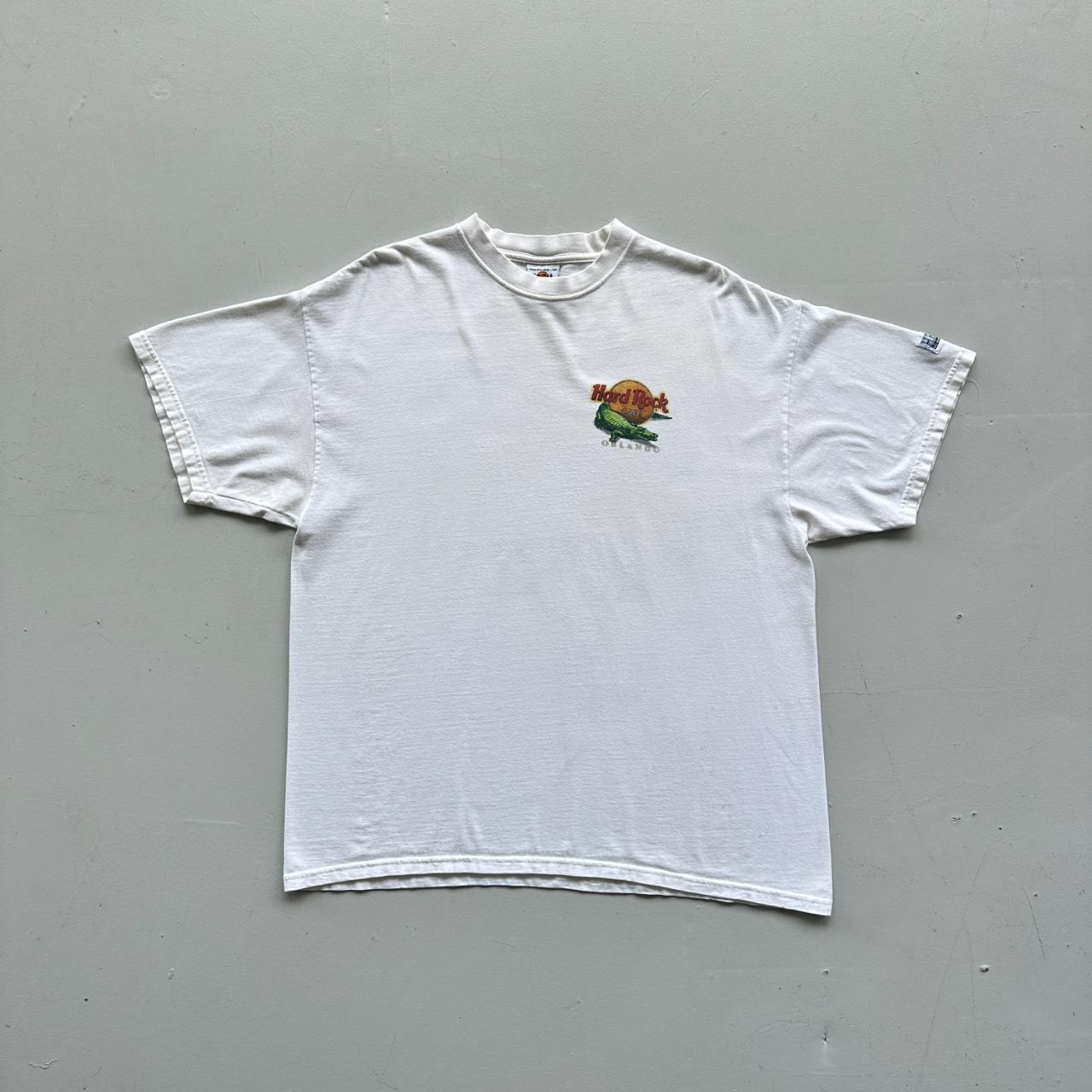 White Hard Rock Cafe Orlando Vintage 90's T-shirt - XL