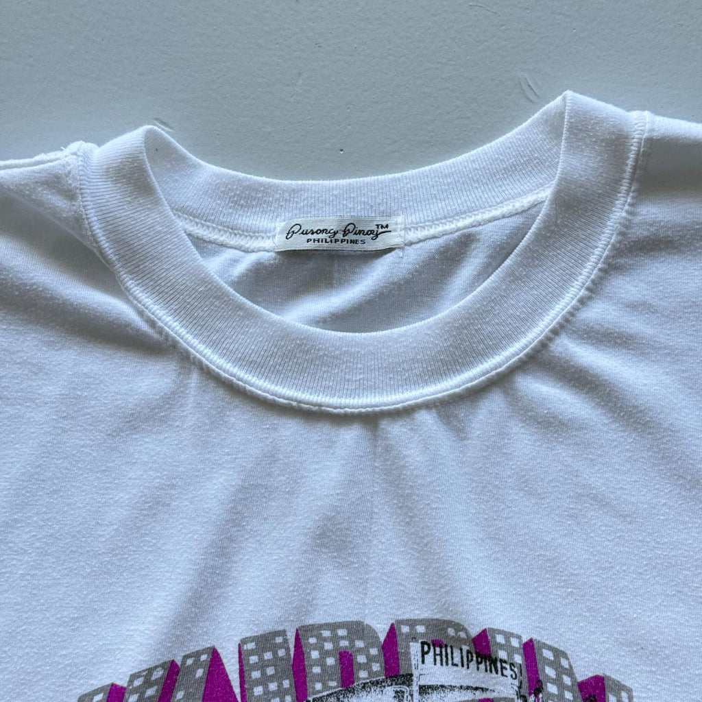 White Philippines Vintage 90s T-shirt - Small