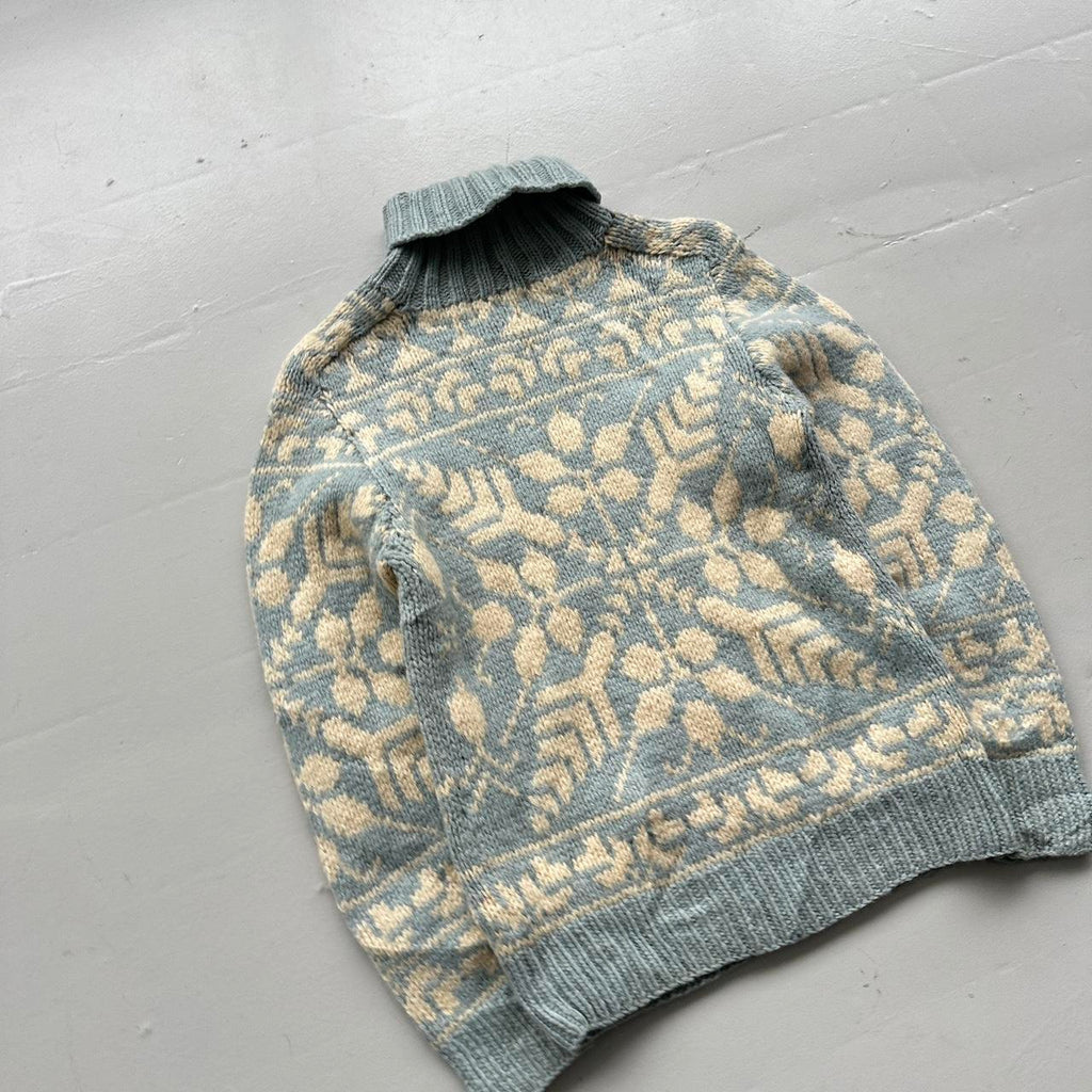 Eddie Bauer 90’s Vintage Geometric Knit Jumper - Small 8/10