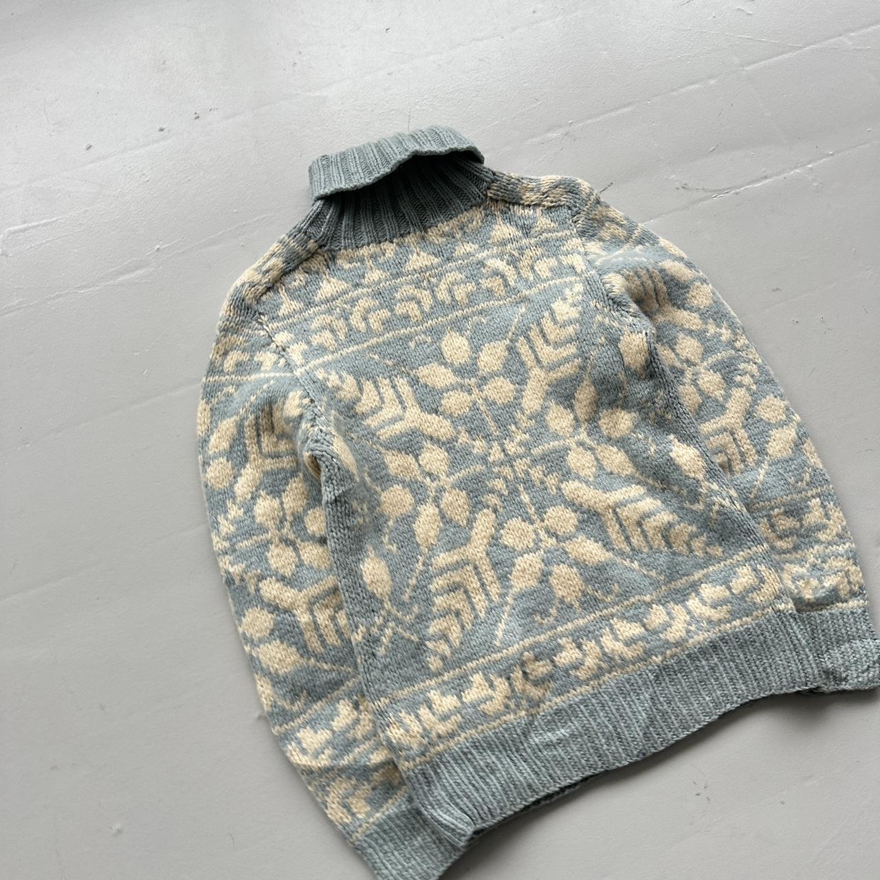 Eddie Bauer 90’s Vintage Geometric Knit Jumper - Small 8/10