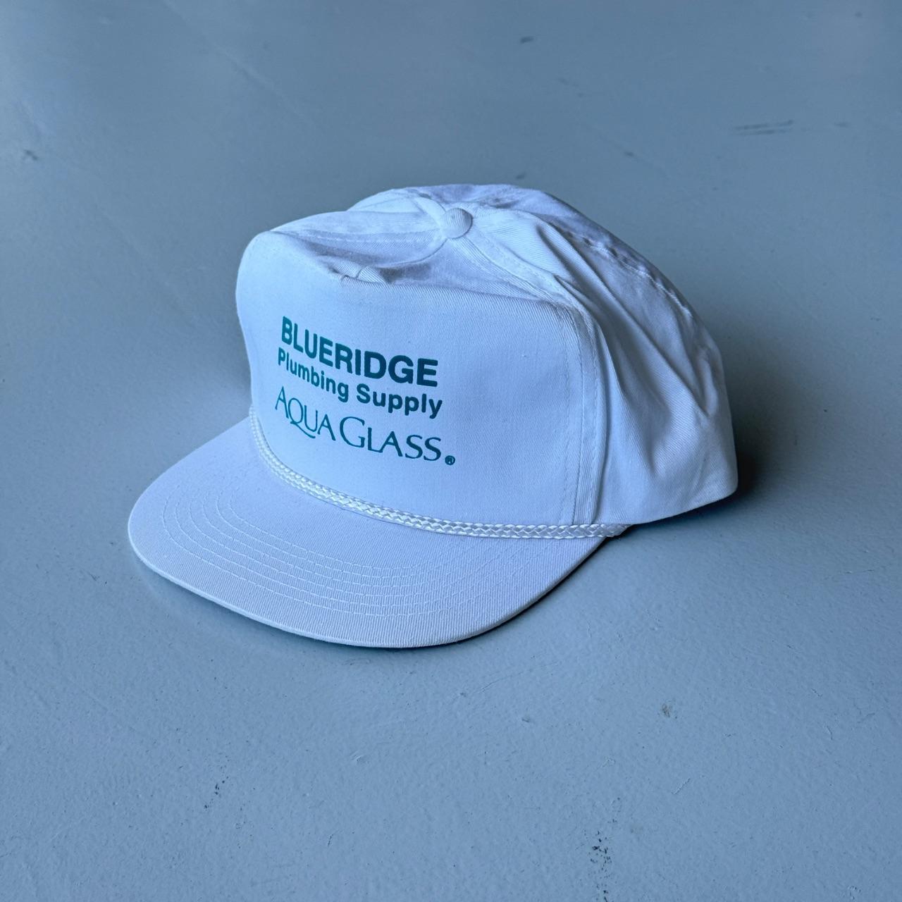 White Aqua Glass Vintage SnapBack Trucker Cap