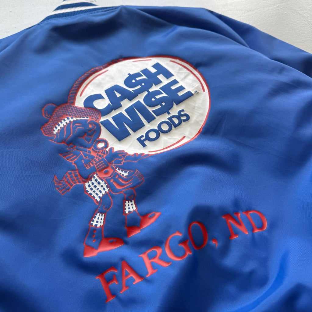 Blue Cash Wise Foods 90s Varsity Coach Jacket - Small