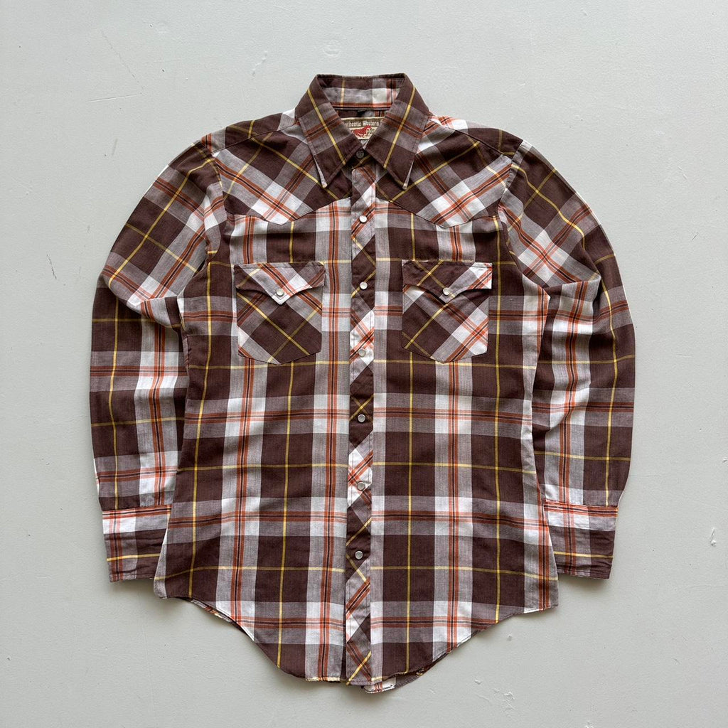 Brown Western Women’s Vintage Shirt - Small