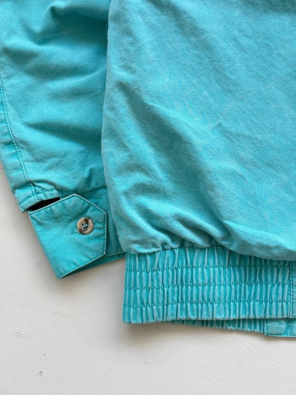 Woolrich Turquoise Harrington 90's Vintage Jacket - Large