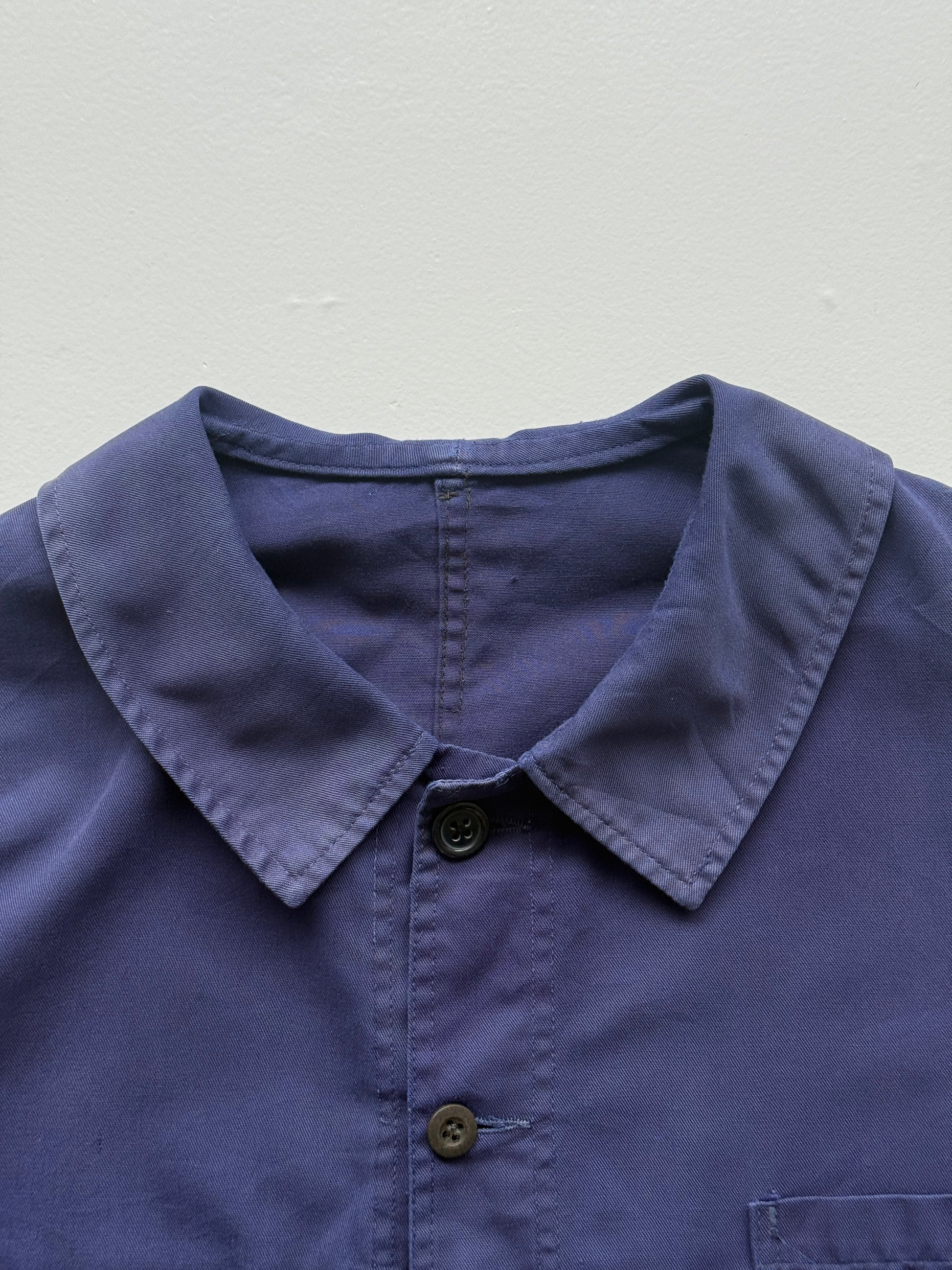 Navy Blue Chore Jacket 90's Vintage French Workwear CH148 - XL
