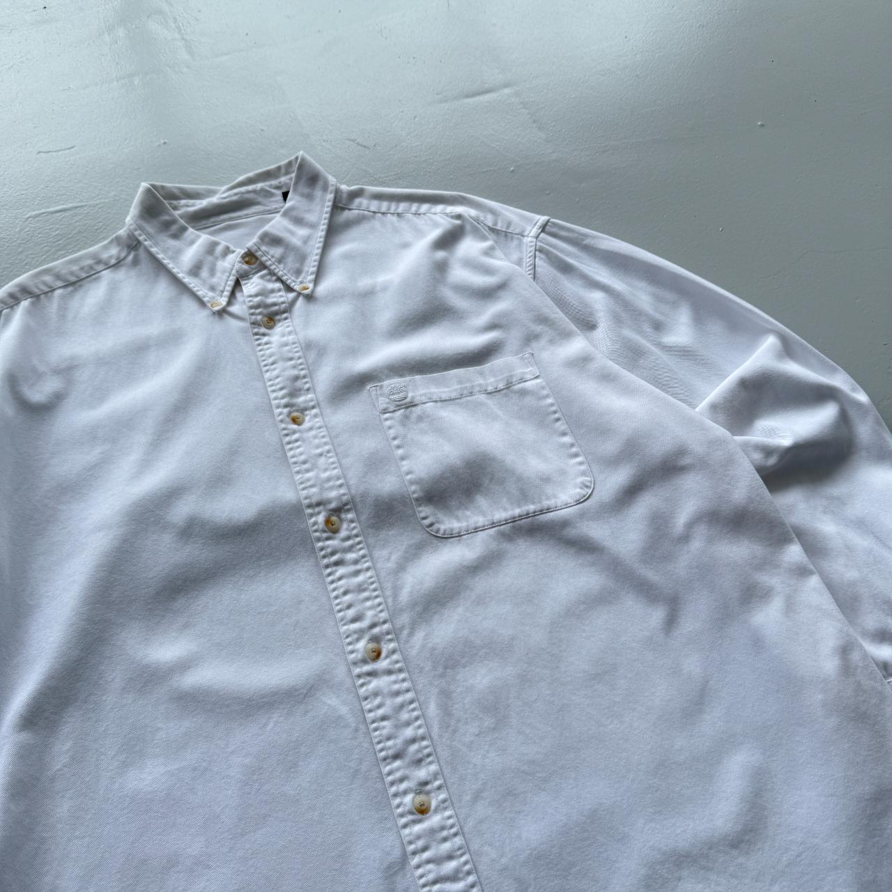 White Timberland 90s Vintage Shirt - XL
