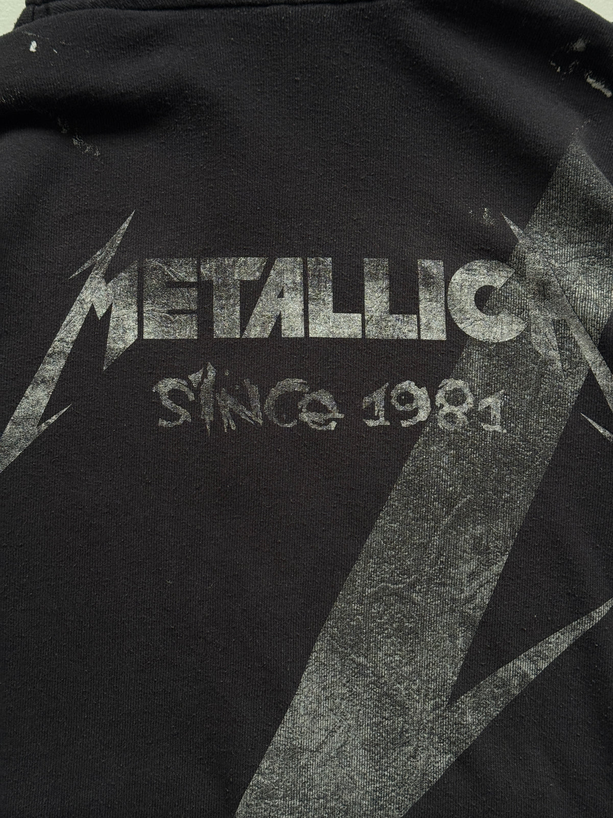 Metallica Since 1981 Vintage Zip-Up Hoodie - Medium