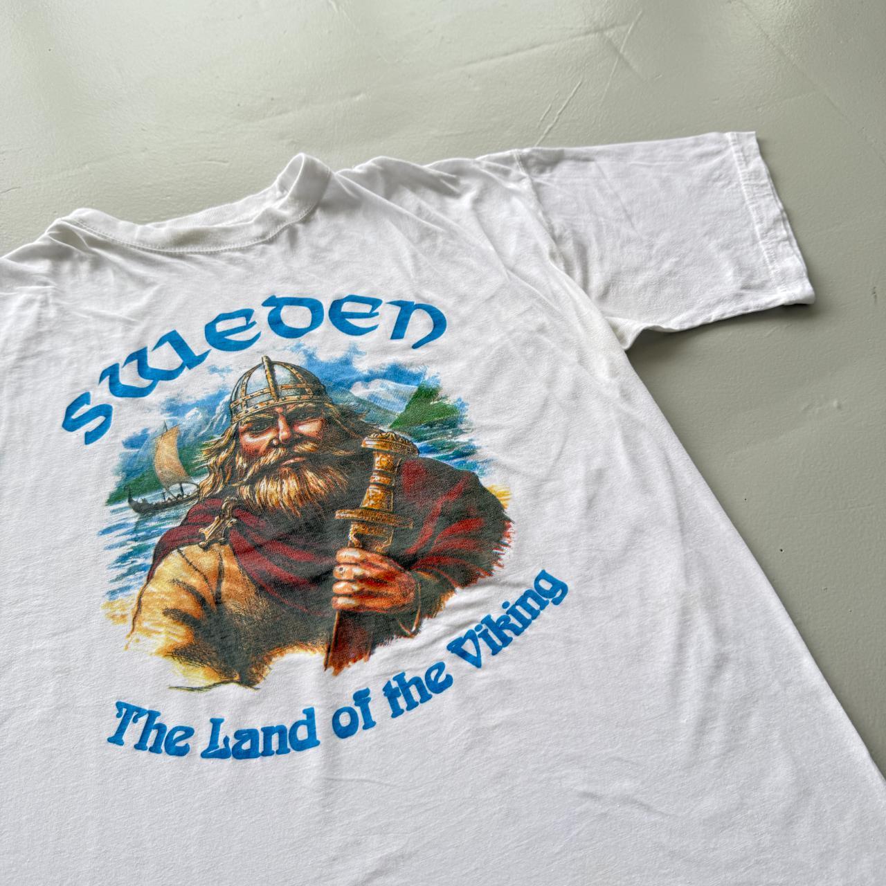 White Sweden Vintage 90s T-shirt - XL