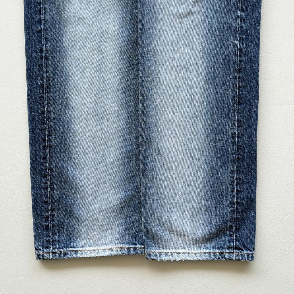 Levi's 501 Denim Straight Leg Y2K Acid Wash Vintage Jeans - 29” x 32”
