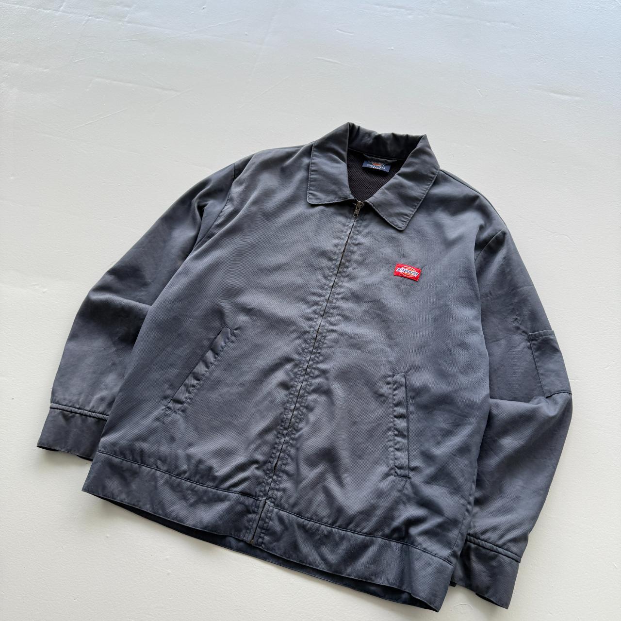 Navy Blue Dickies Eisenhower Workwear Harrington 90s Vintage Jacket - XL