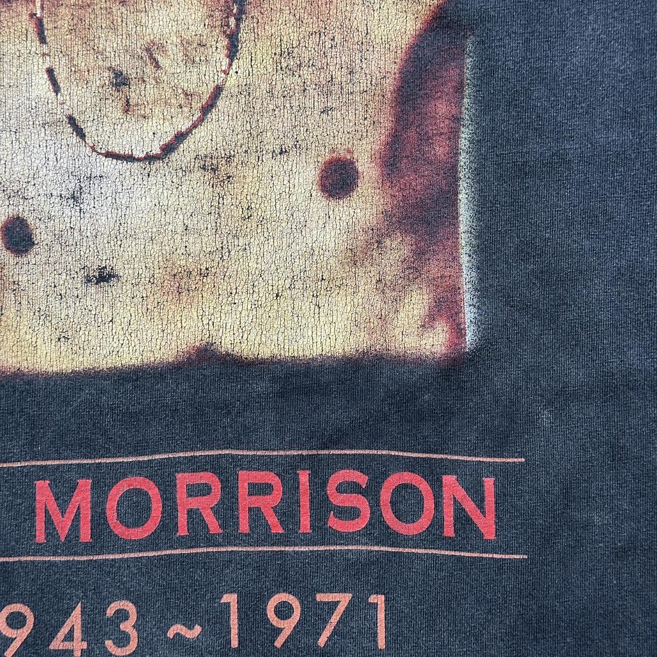 Black Vintage Jim Morrison The Doors 90s Long Sleeve T-shirt - Large