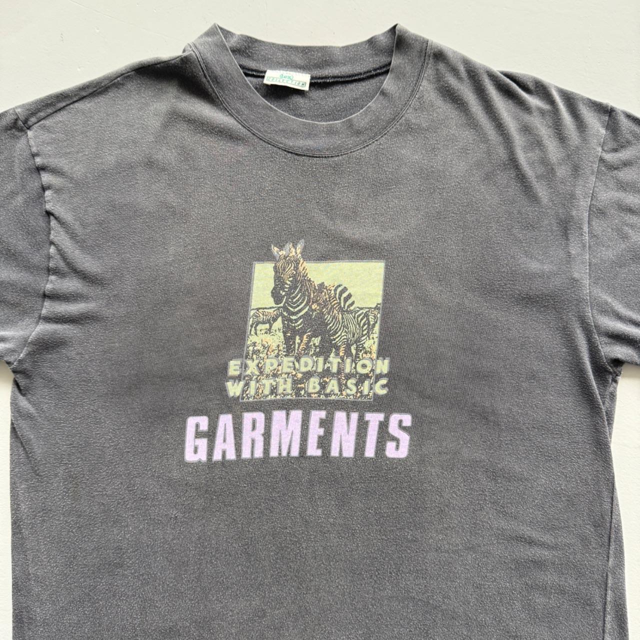 Faded Black Expedition with Basics 90s Vintage T-Shirt - Large