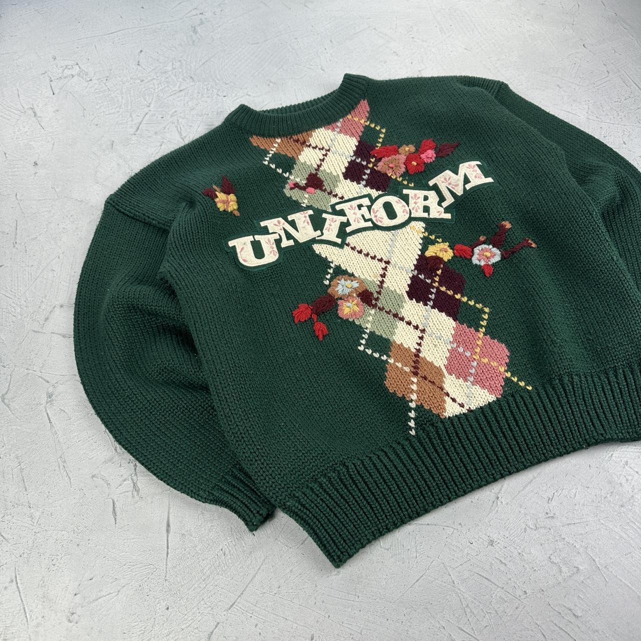 Uniform 90's Knitted Sweatshirt - Medium