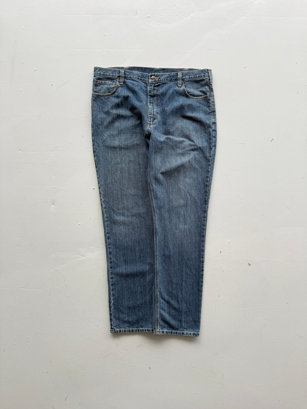Blue Carhartt 00's Vintage Denim Tapered Jeans - W40 x L34