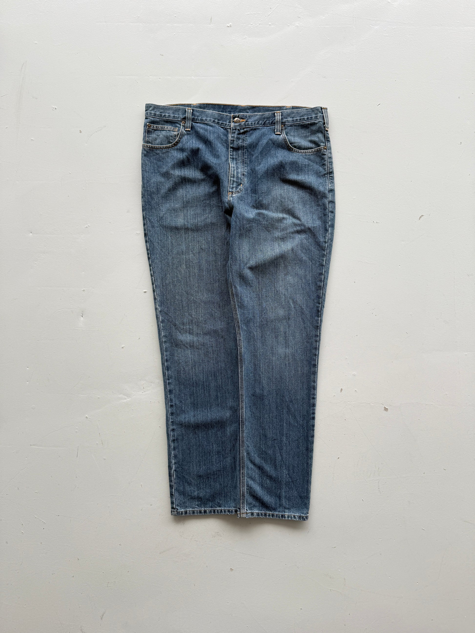 Blue Carhartt 00's Vintage Denim Tapered Jeans - W40 x L34