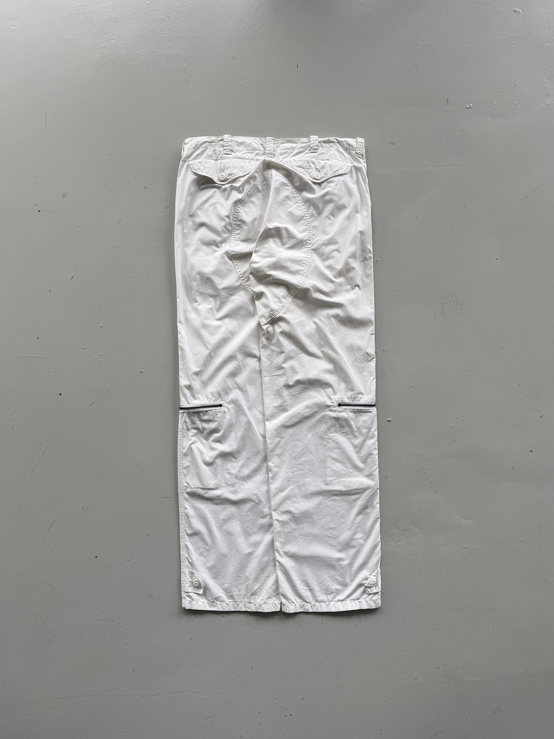 White Ralph Lauren 90's Vintage Cargo Pants Trousers - W34 x L34