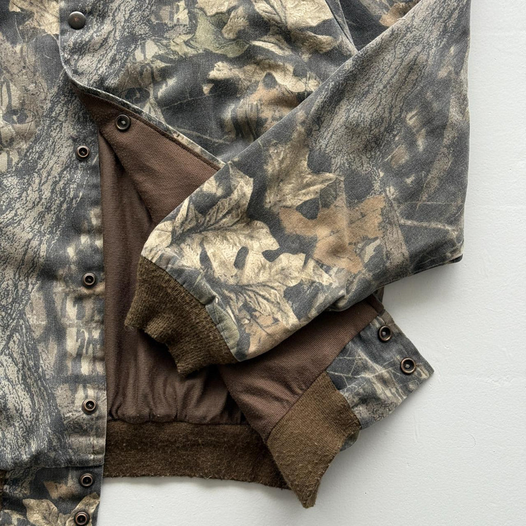 Jerzees Outdoors Real Tree Outdoors 90's Bomber Jacket - Medium