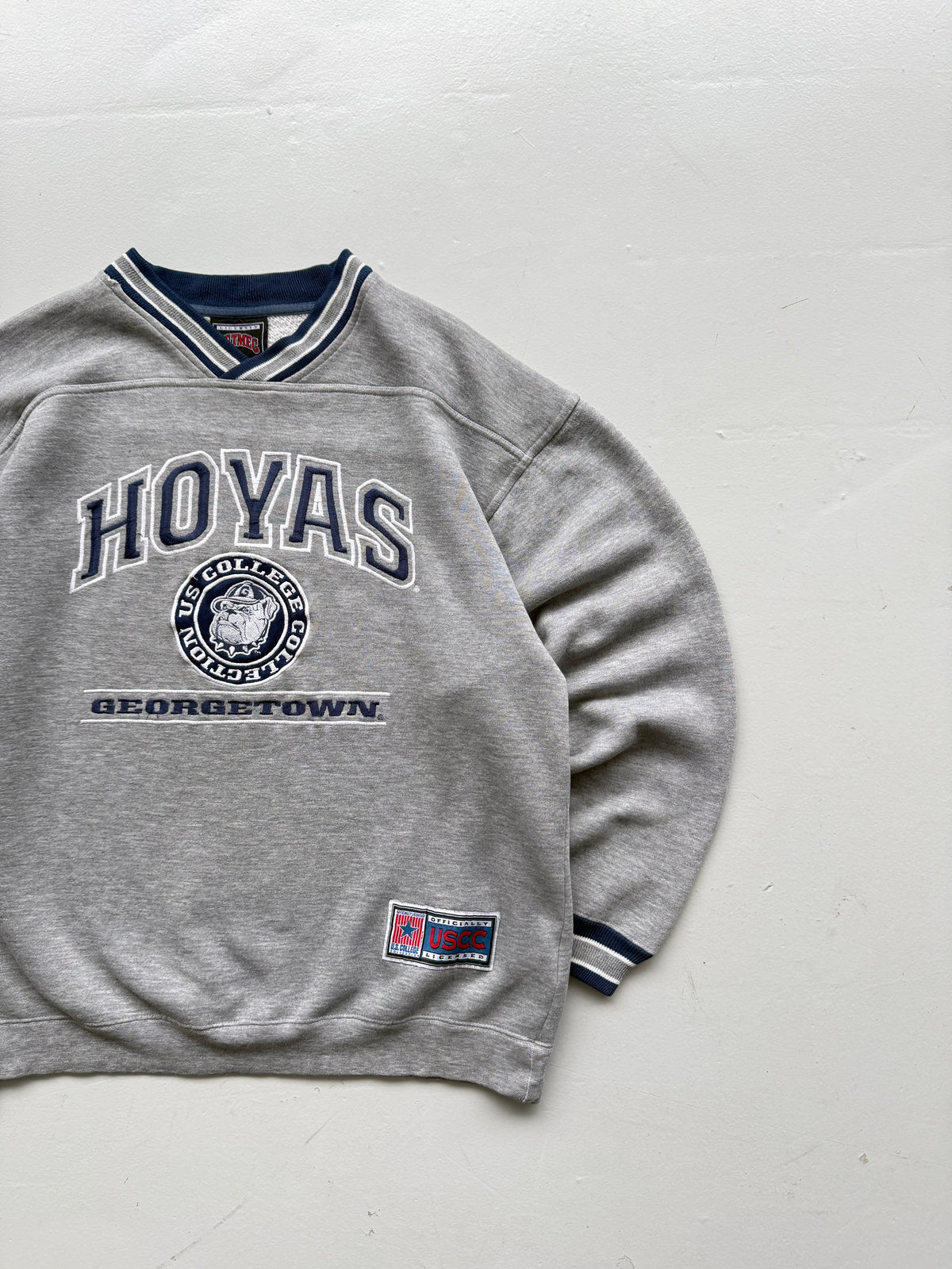 Nutmeg Mills Georgetown Hoyas 90's Vintage College Sweatshirt - Medium