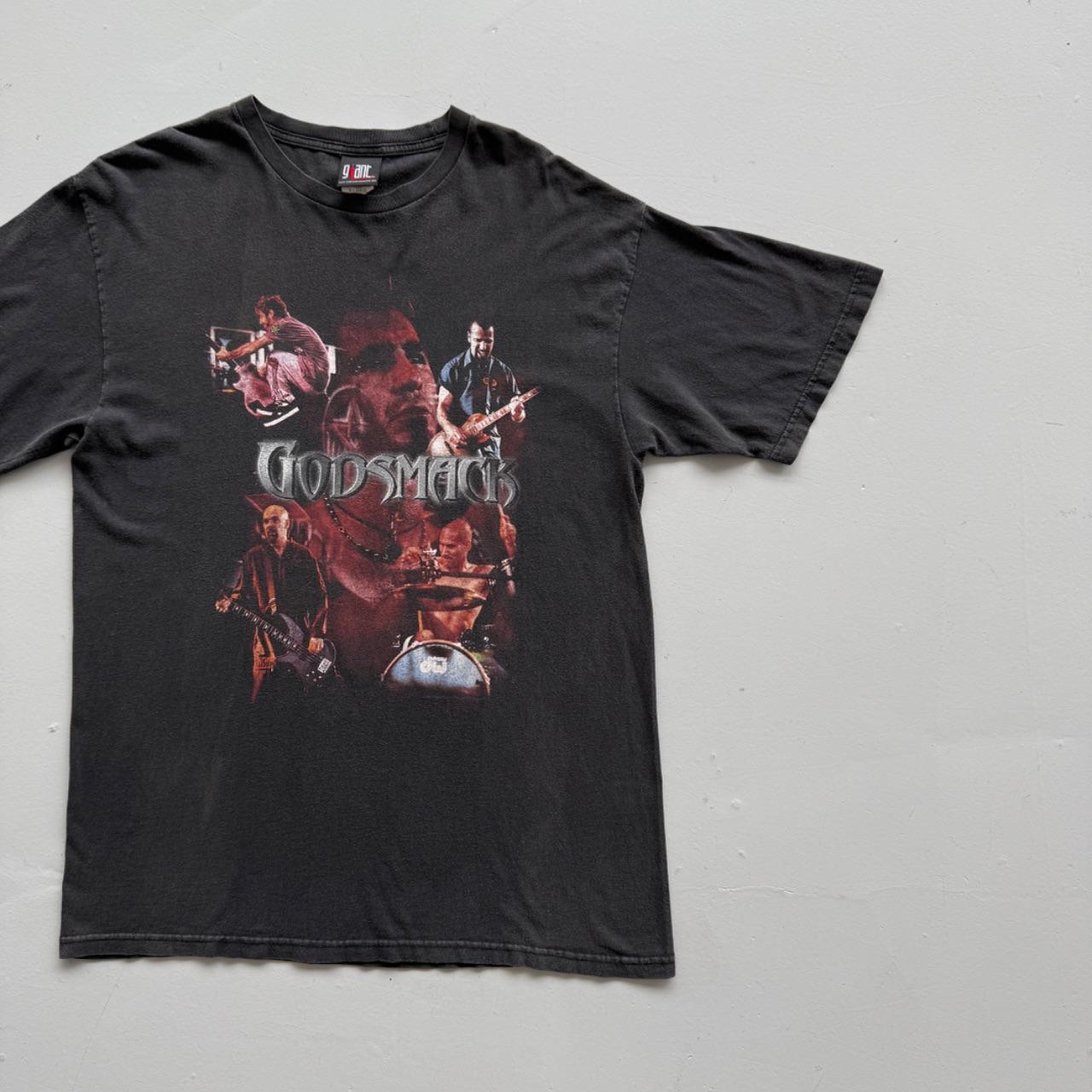 Black Godsmack 90s Vintage Graphic Band T-Shirt - XL