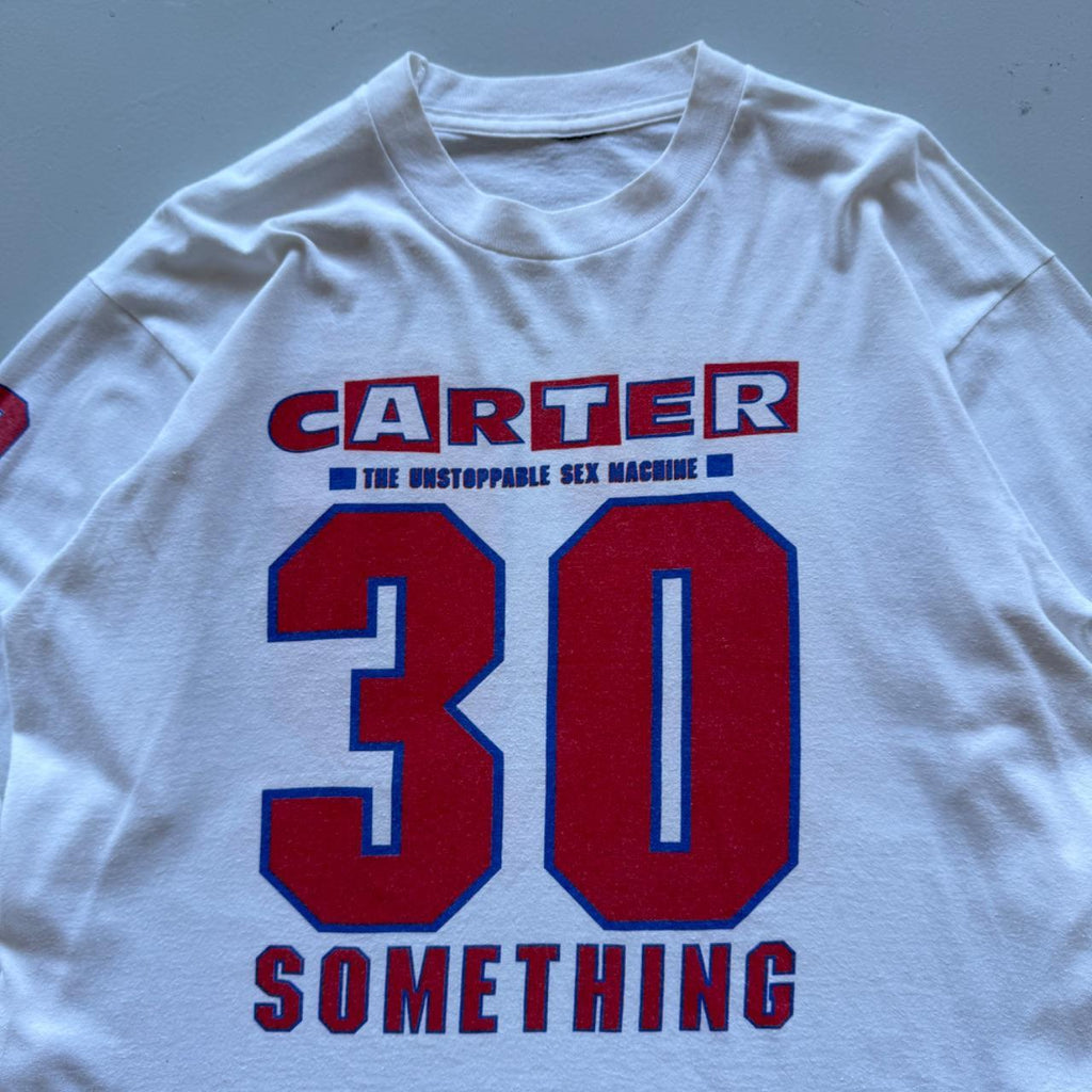 White Carter the Unstoppable Sex Machine 90s Vintage Graphic Long Sleeve T-Shirt - XL