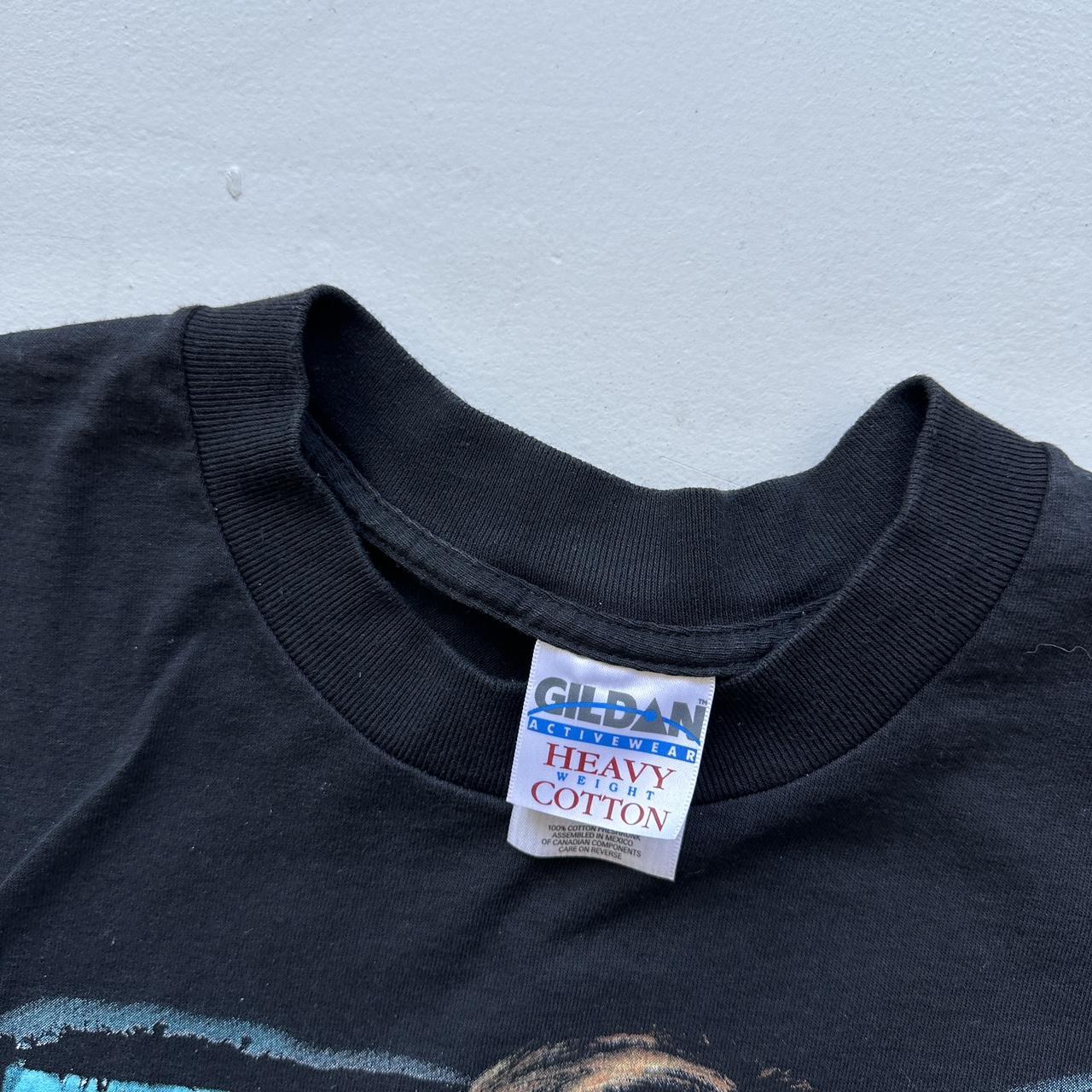 Linda Davies Black 90s Vintage T-shirt - Large