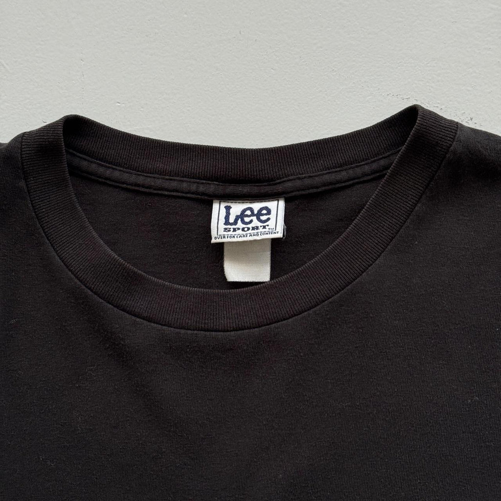 Black Red Wings Hockey 00s Vintage Graphic T-Shirt - XL