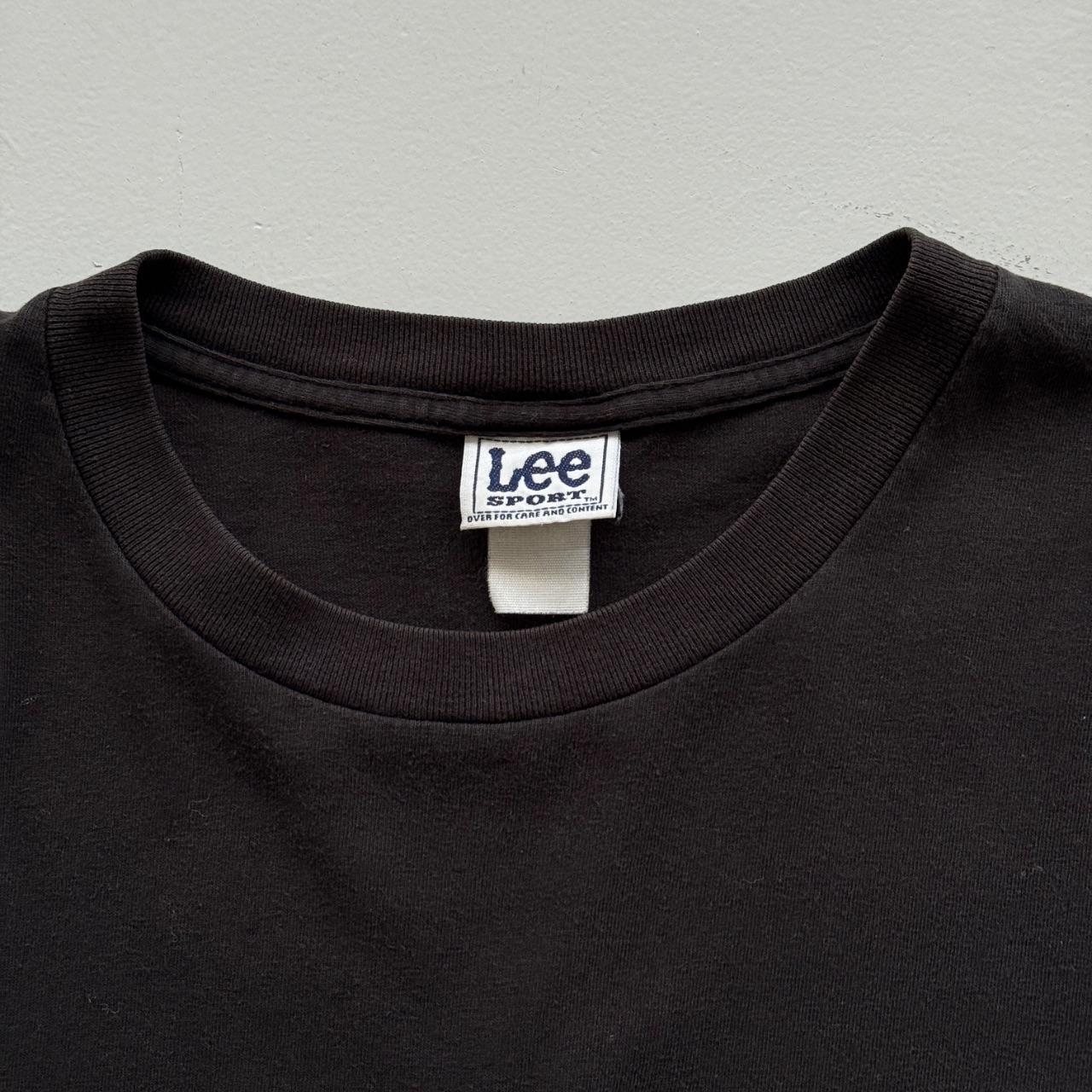 Black Red Wings Hockey 00s Vintage Graphic T-Shirt - XL