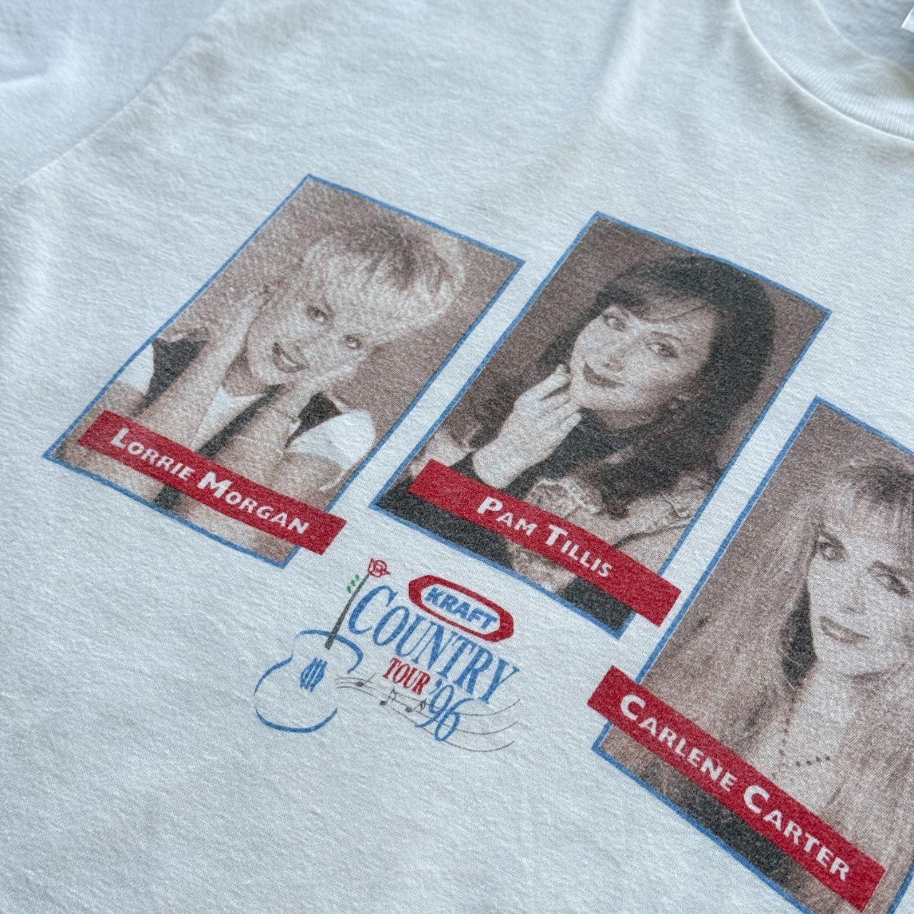 White Country Craft 90s Vintage Graphic T-Shirt - Medium