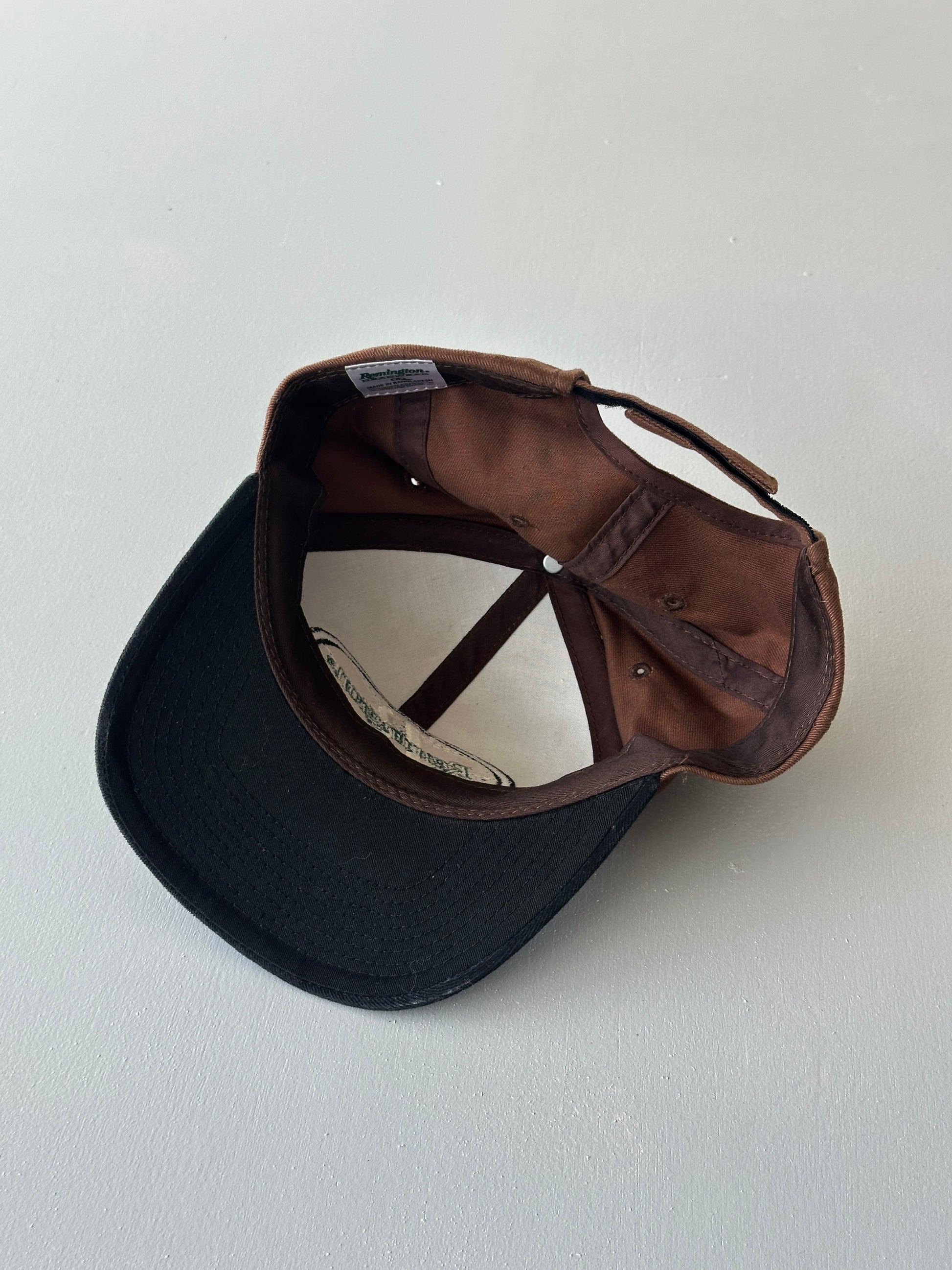 Brown / Black Remington 90's Vintage SnapBack Trucker Cap