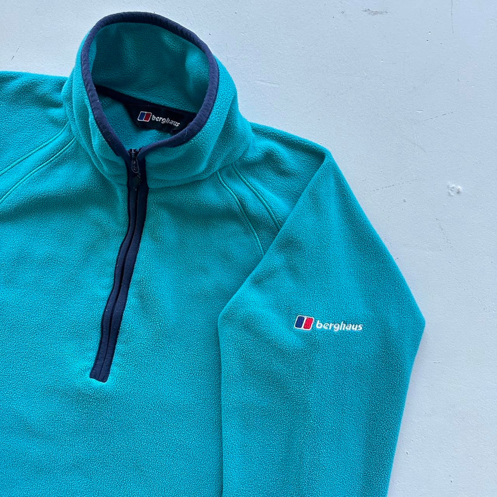 Berghaus Blue Outdoors Gorpcore Hiking Fleece - Size 10