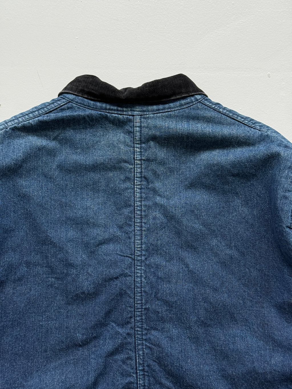 Blue Caboose Made in USA Vintage Denim Blanket Lined Chore Jacket - XL