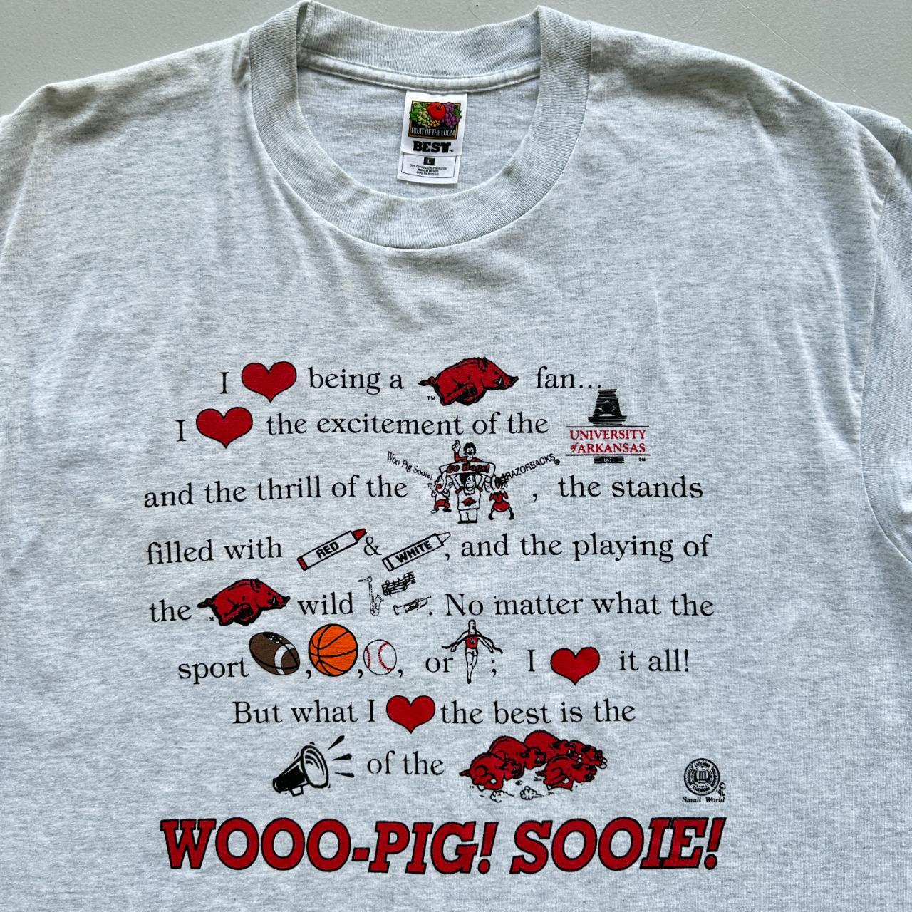 Grey American Sports Slogan Vintage 90's T-shirt - Large