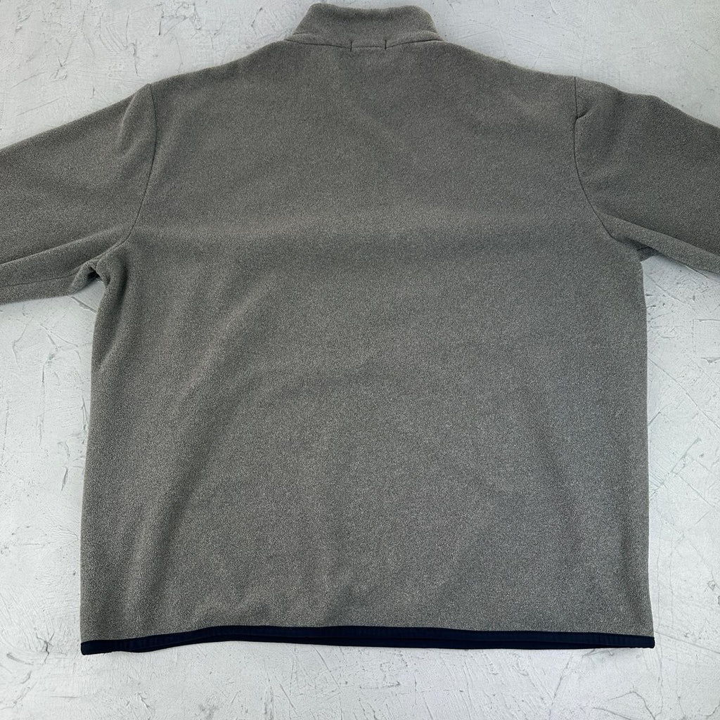 Grey Naurtica Quarter-Zip 90s vintage Fleece - 2XL