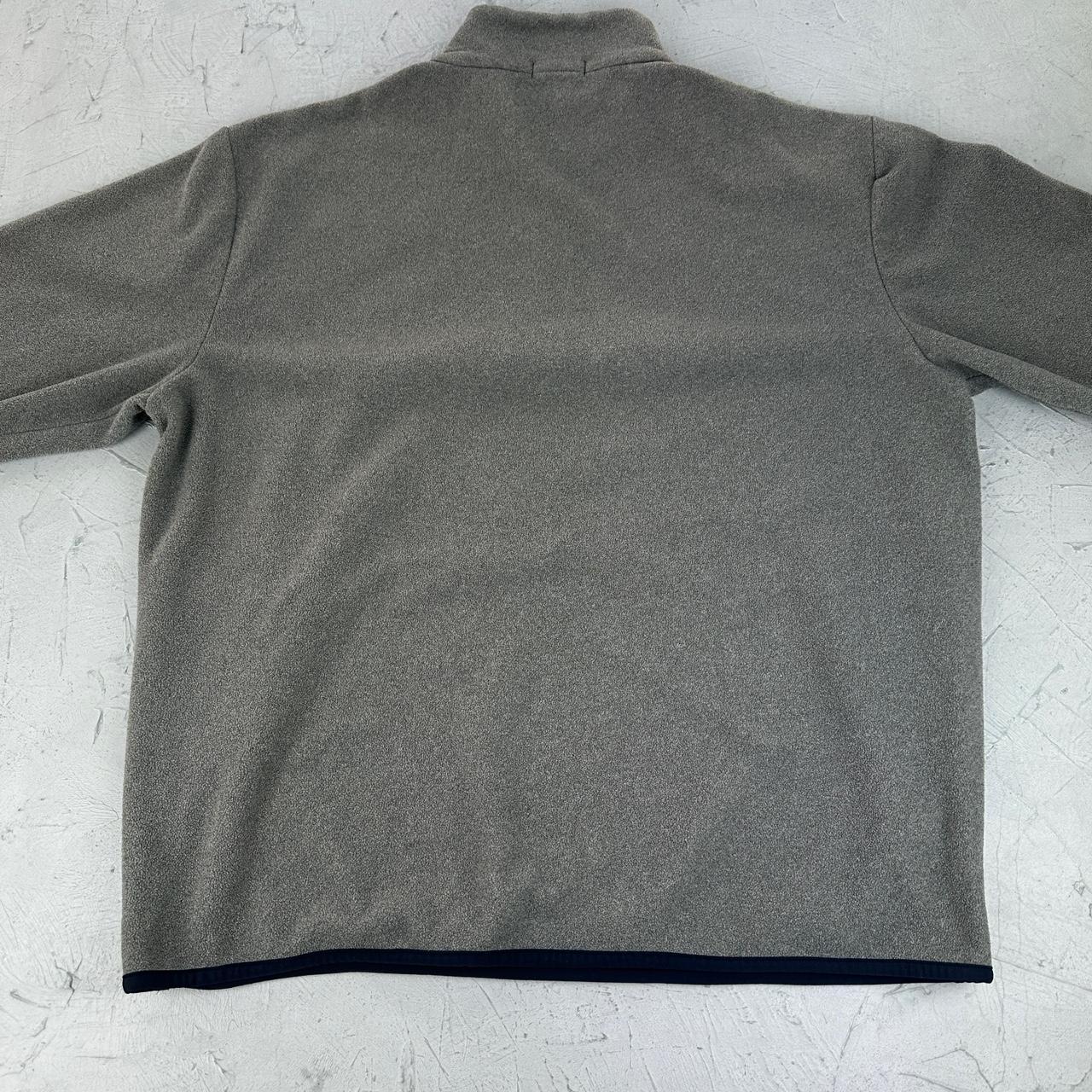Grey Naurtica Quarter-Zip 90s vintage Fleece - 2XL