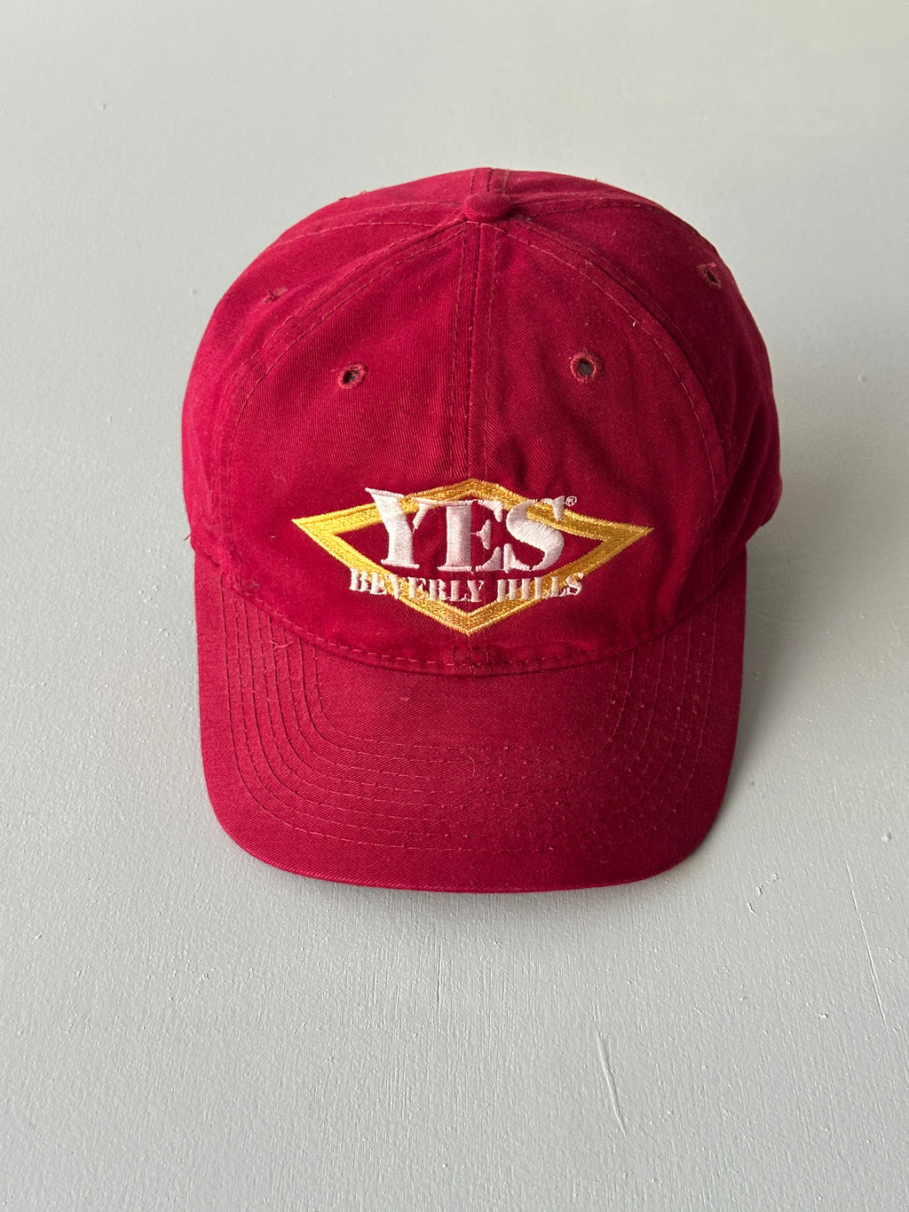 Red YES Beverly Hills 90's Vintage SnapBack Trucker Cap