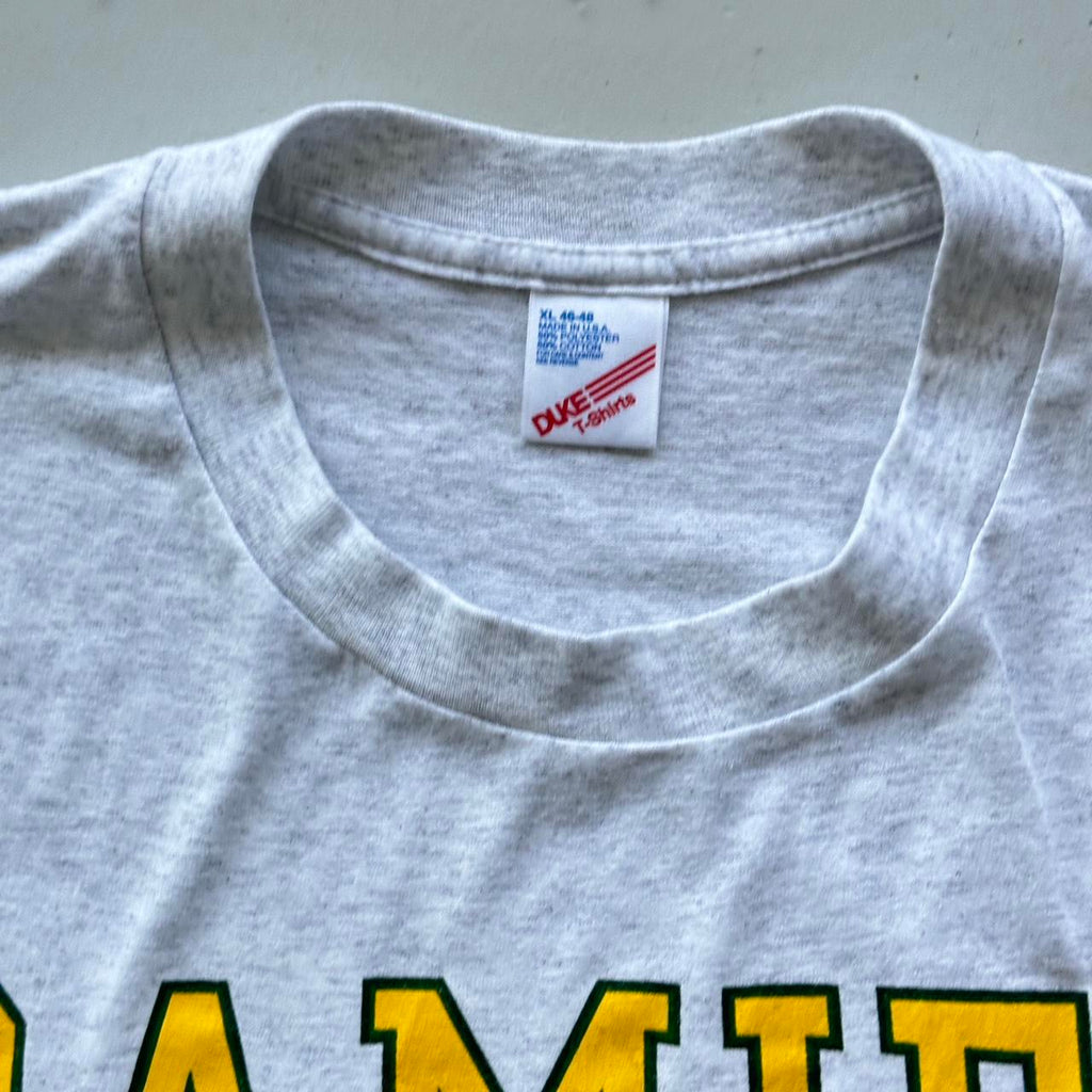 Grey Damien Spartans University Vintage 90's T-shirt - XL