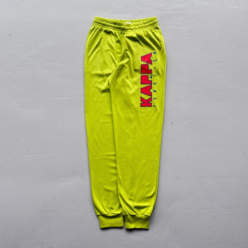 Lime Green Kappa 90’s Dead-stock Tracksuit Jogging Bottoms - Medium