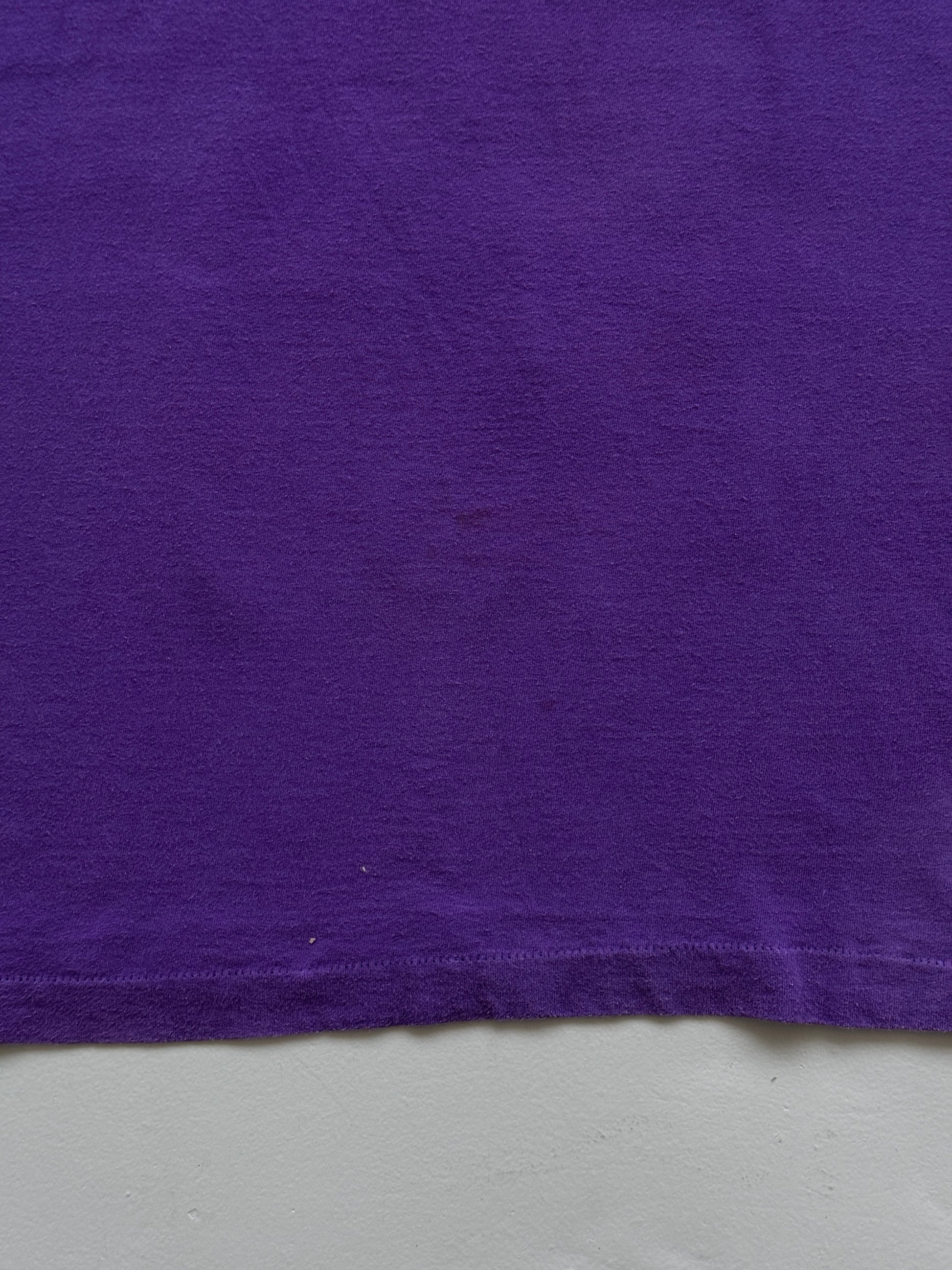 Purple hHead 90's Vintage Single Stitch Streetwear Graphic T-Shirt - XL